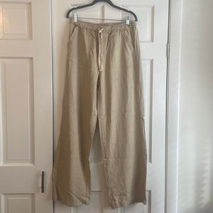 Splendid size small linen blend pant.